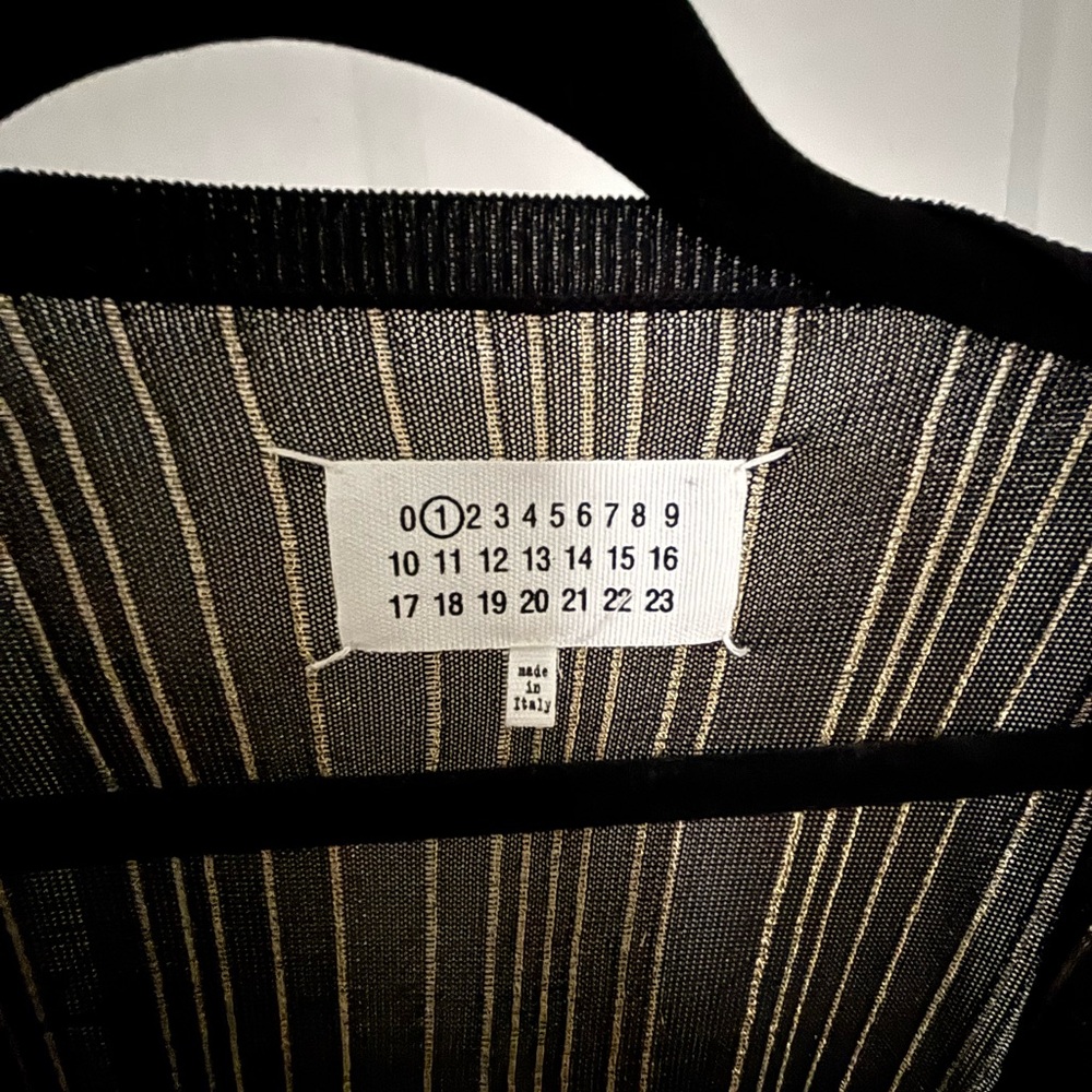 Maison Margiela Black and Gold Jacket - Picture 4 of 6